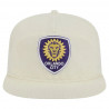 Men's New Era Cream 2025 Kickoff Snapback Golfer Hat