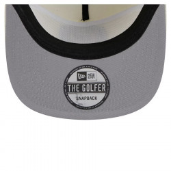 Men's New Era Cream 2025 Kickoff Snapback Golfer Hat