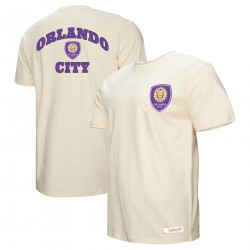 Men's Mitchell & Ness Double Hit Tee - Cream