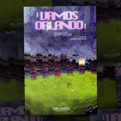ORC Orlando City Gameday Poster 8.22